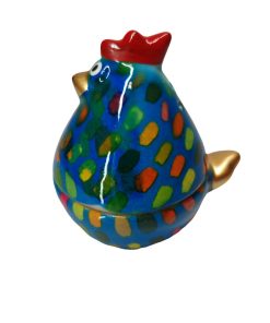 COQUETIER POULE MATHILDA POMME PIDOU BLEU