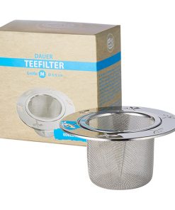 Filtre à thé inox avec rebords